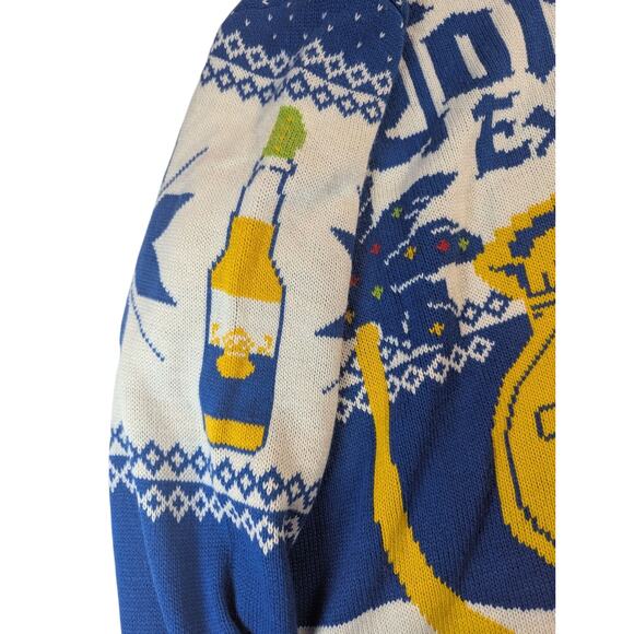 CORONA EXTRA - LA CERVEZA MAS FINA - Men's Size XL Ugly Christmas Beer Sweater - Picture 3 of 4